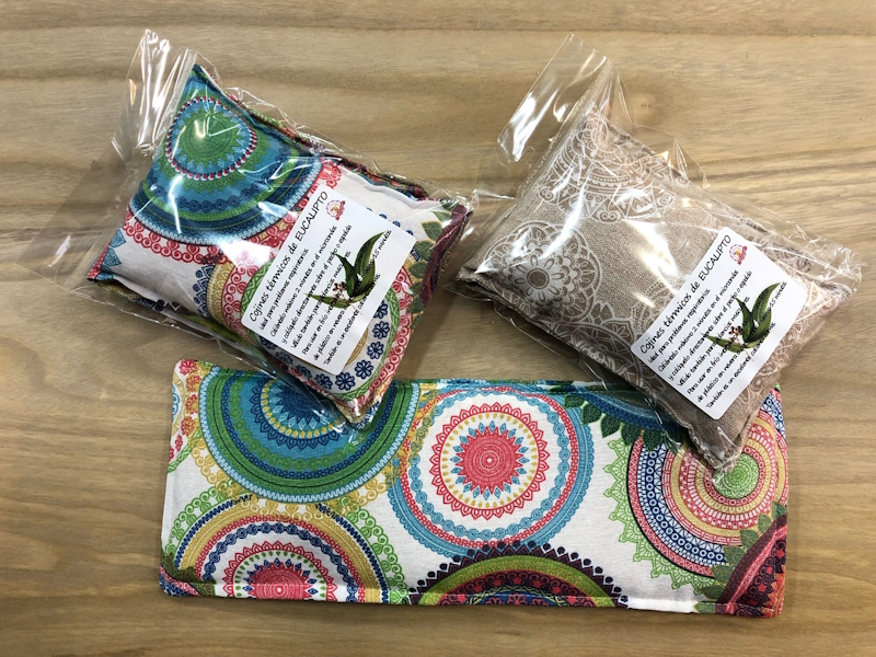 Cojín térmico Eucaliptus colores surtidos